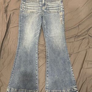 American Eagle Outfitters Light Blue Flare Jeans